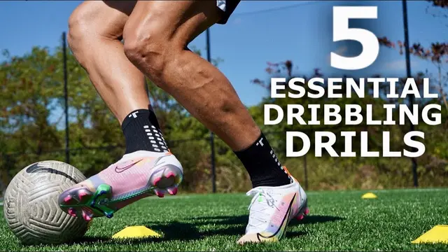 5 ESSENTIAL Dribbling Drills For Footballers | Improve Your Close Control Dribbling