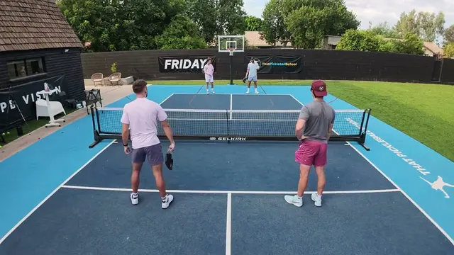 How to hit the erne in pickleball