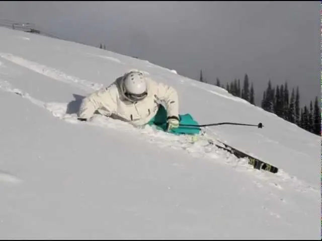 Ski Tip Du Jour How to get up -after a fall- in deep powder snow