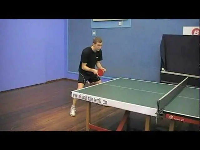 table tennis ready position