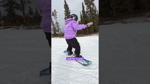 Helping a random stranger link turns #snowboarding