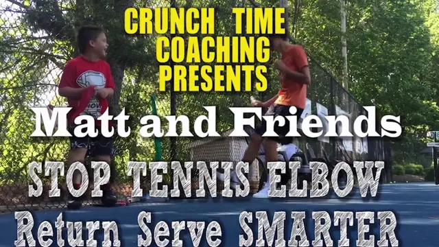 Stop Tennis Elbow w/ a better Serve Return