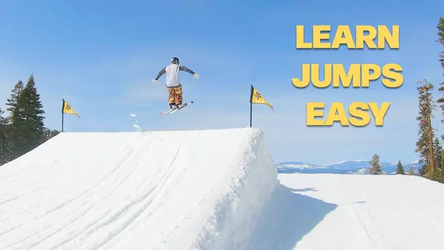 How To Learn Jumps On Skis EASY!!