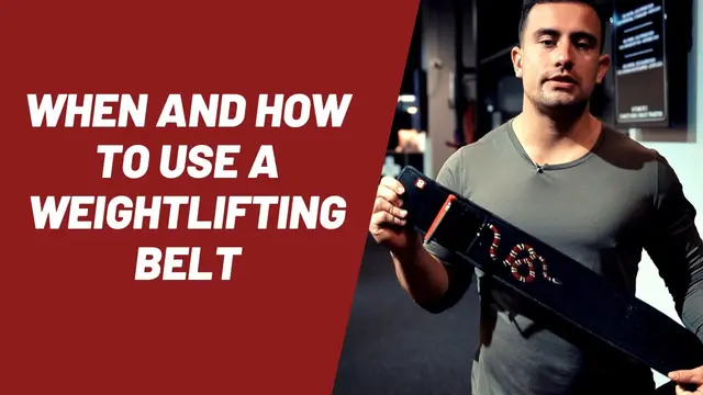 When and how to use a weightlifting belt