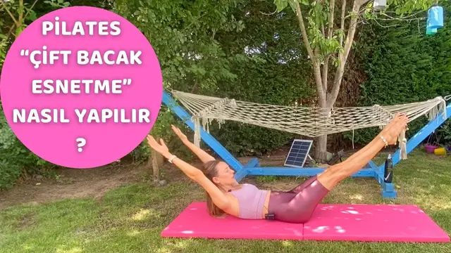 Pilates 'DOUBLE LEG STRETCH-ÇİFT BACAK ESNETME' Egzersizi Nasıl Yapılır? | Pilates Eğitimi Başlangıç
