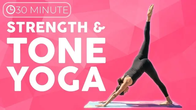 30 minute Full Body Power Yoga Workout to STRENGTHEN & TONE