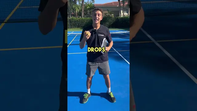 When to drop vs drive in pickleball! #pickleball #pickleballtips