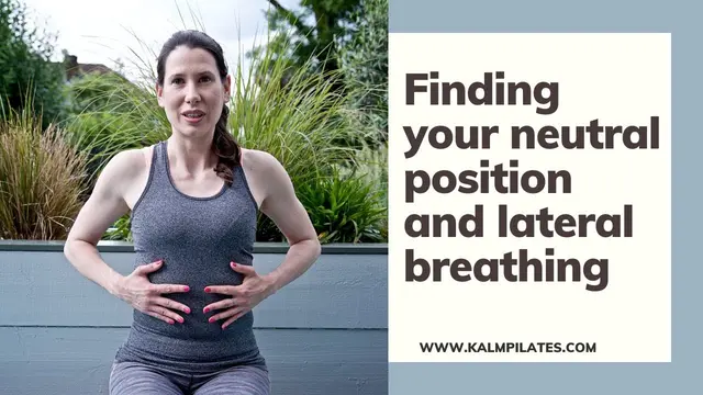 Pilates basics: How to find your neutral position and do lateral breathing
