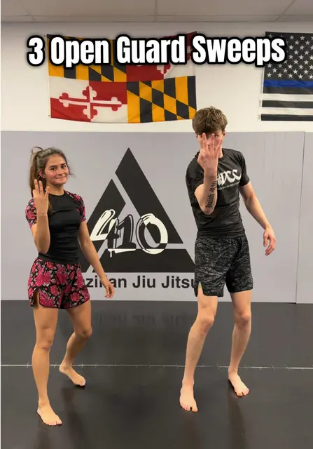 3 Open Guard Sweeps for Brazilian Jiu-Jitsu - TikTok