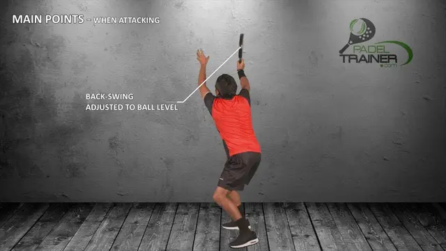 PADEL TRAINER - Off the back wall forehand