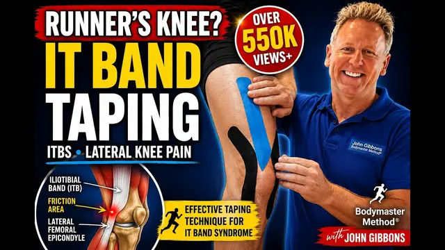 How to apply Kinesiology Tape for IT Band / Runners Knee
