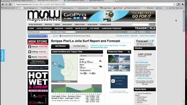 How to check the Surf Forecast Online