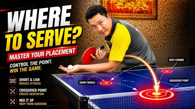 Best Doubles Serve Placement in Table Tennis