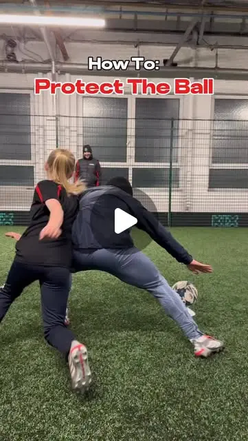 Details on protecting the ball ⚽️ - Fun but challenging drill for ...