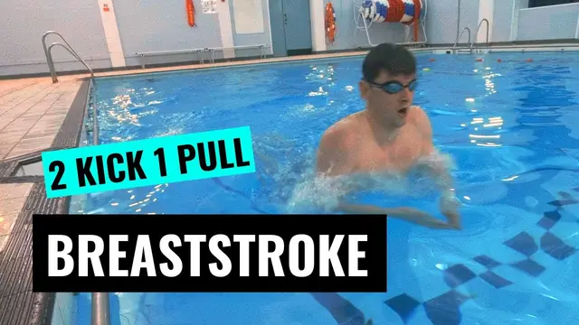 BREASTSTROKE 2 KICK 1 PULL (BEGINNER) | Extending Your Breaststroke Technique