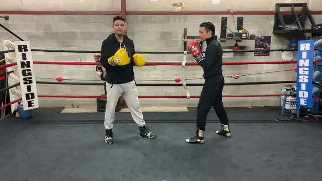 Boxing JAB Defense Drill - (block, slip, pullback)