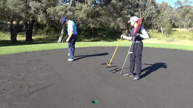 Sand Greens Etiquette Augusta Golf Club W.A.