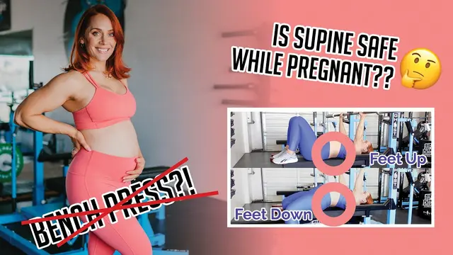 Can you BENCH while PREGNANT? 🤔 Supine Position during pregnancy🤰