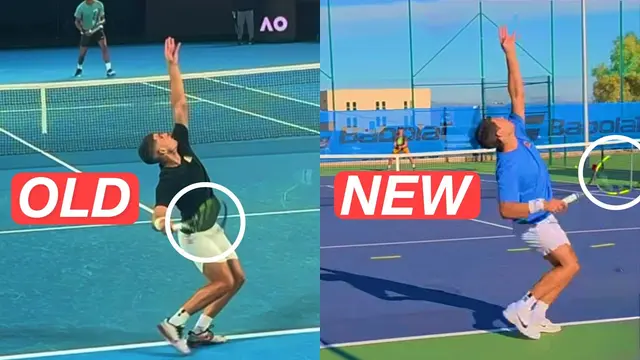 Carlos Alcaraz New & Improved Serve Technique | January 2026