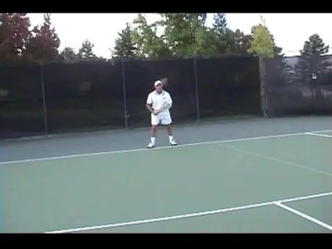 Tennis Half Volley Footwork