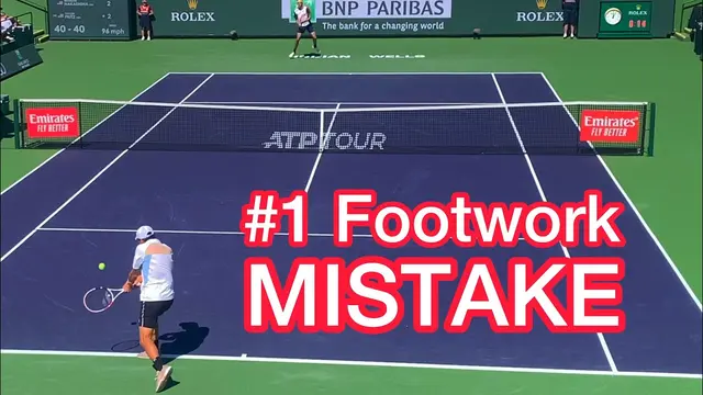 How To ALWAYS Split Step When Going To The Net (Tennis Footwork & Strategy)