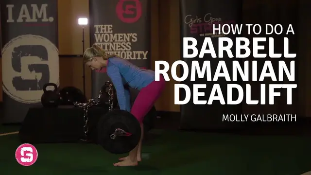 Barbell Romanian Deadlift - How To Do A Barbell Romanian Deadlift