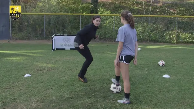 Defending 1v1 Technique - Pali AYSO Soccer Skills