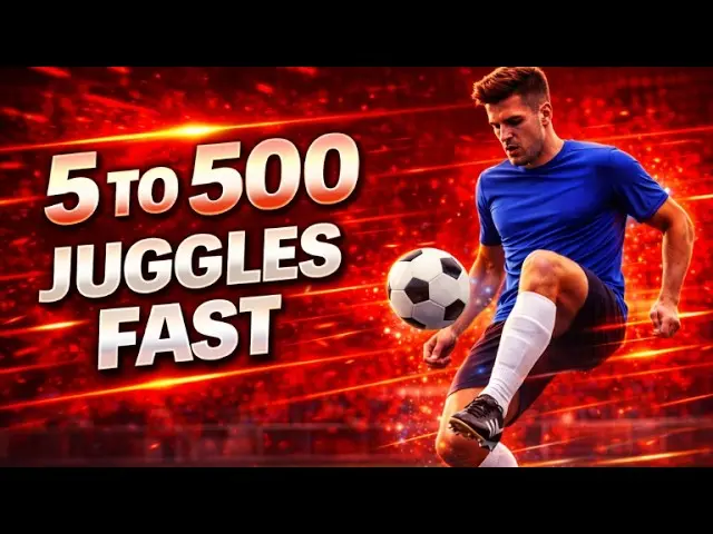 How to Juggle a Soccer Ball (From 5 to 500 Juggles)