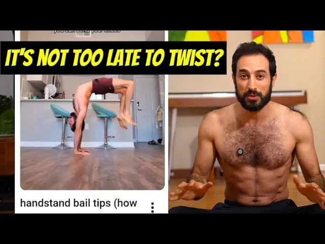 How to Bail from Scorpion Handstands & Hollow back [Mazen Movement]