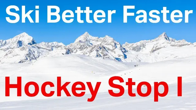 Ski Better Faster hockey stop 1