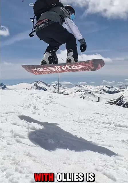 How to Ollie on Your Snowboard - Part 1 | TikTok