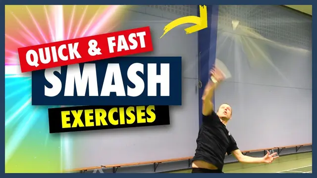 Badminton SMASH step by step - Quick & fast
