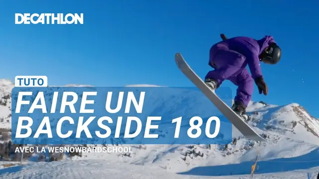 TUTO - Apprendre le Backside 180 au Snowboard ! 🏂 | Decathlon