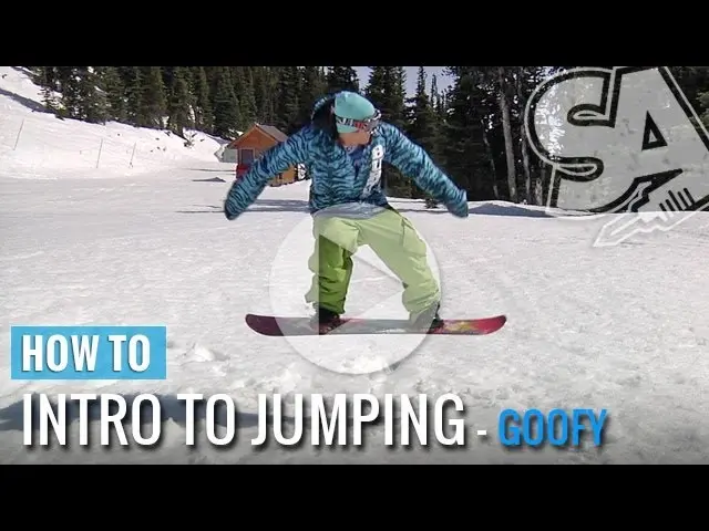 How To Ollie On A Snowboard (Goofy)