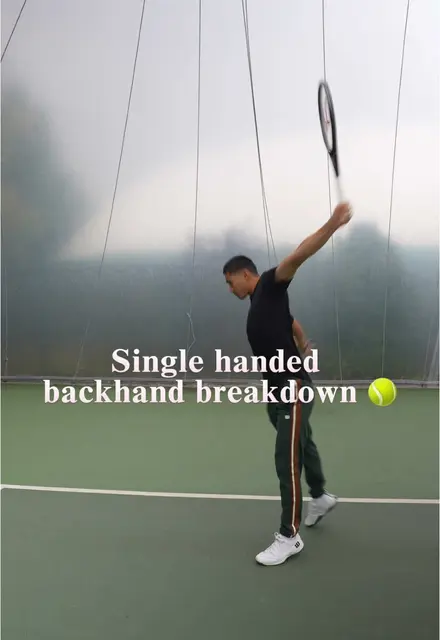 Mastering the Single Handed Backhand in Tennis
