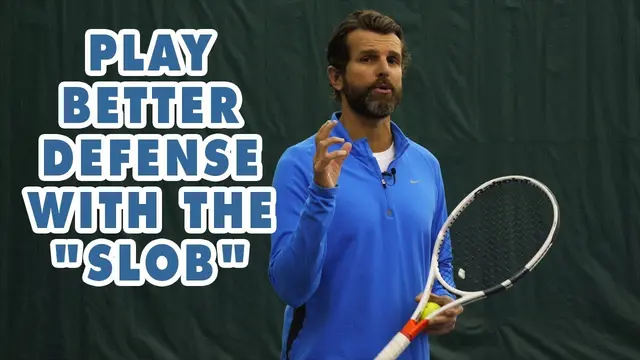 Play Better Defense With The 'SLOB' (Slice Lob) - Tennis Lesson