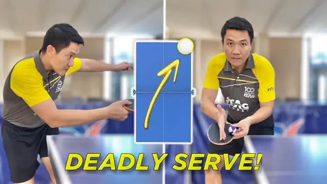 Deadly Backspin Serve | Master the Deep Heavy Serve in Table Tennis