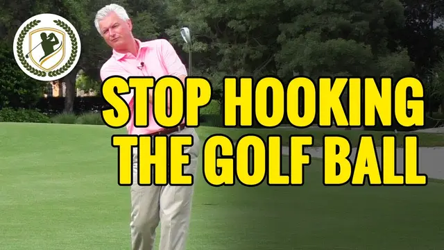 STOP HOOKING THE GOLF BALL - SWING TIPS TO HIT THE BALL STRAIGHT!