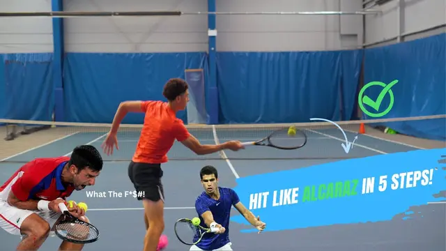 How To Hit A DROP SHOT like Carlos Alcaraz In 5 Steps