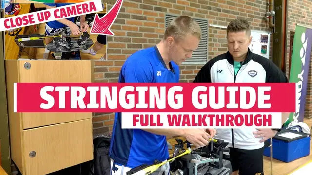 How to string a badminton racket - Complete walkthrough