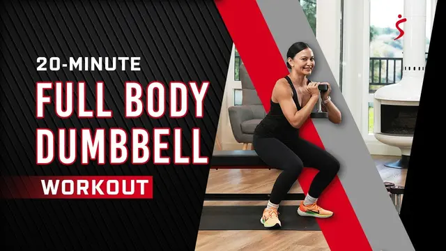 20 Min Full Body Dumbbell Bench Workout