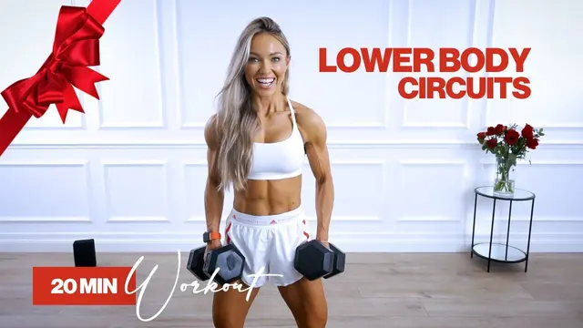 20 Minute Dumbbell Lower Body Circuits Workout | Caroline Girvan