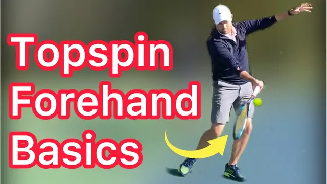 Basic Topspin Forehand For Beginners (Easy Tennis Technique)