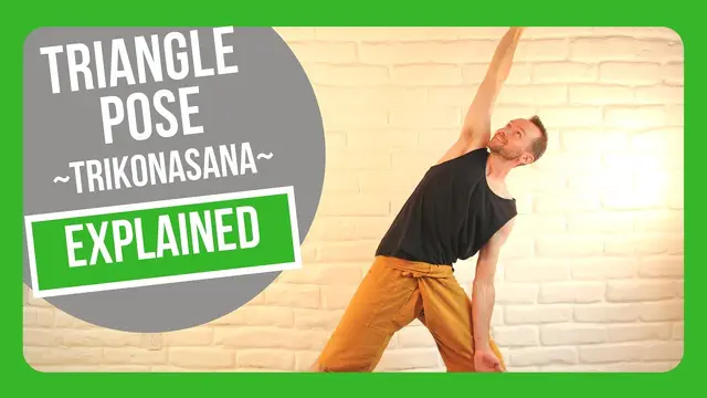 How to do Triangle Pose - Trikonasana