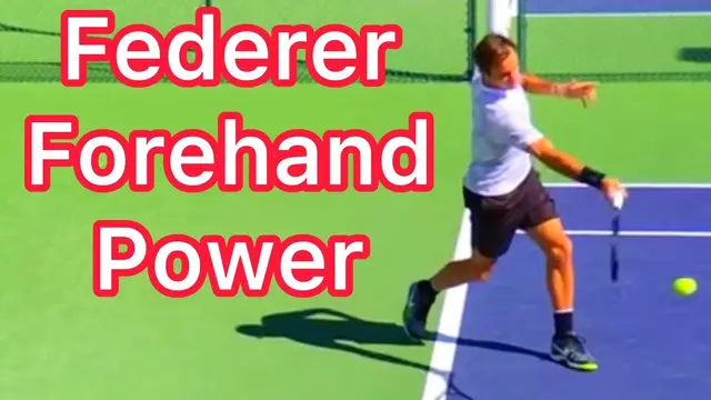 Where Roger Federer Gets His Forehand Power (Advanced Tennis Tips)
