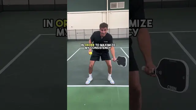 How to have perfect footwork at the kitchen line in pickleball! #pickleball #pickleballtips