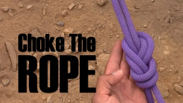 Choke the Rope: Tying a Climber to a Figure 8 Knot | Smart Rock Climbing
