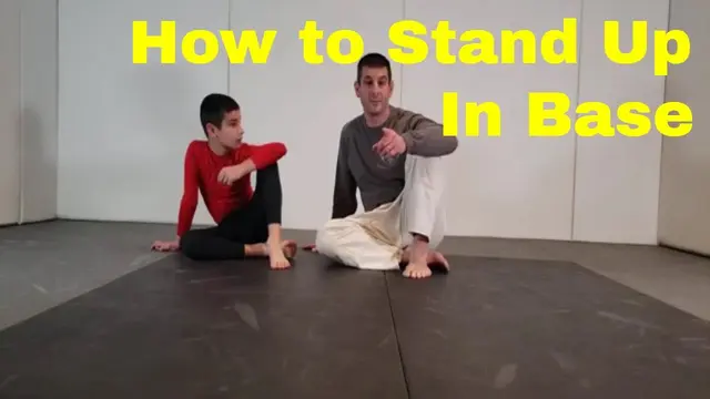 How to Stand Up In Base BJJ | Technical Stand Up | Beginner Jiu-Jitsu Lesson 1
