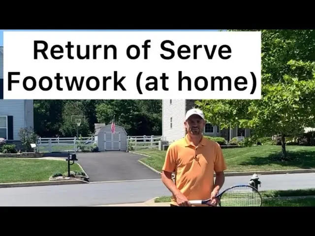Return of Serve Footwork (at home)