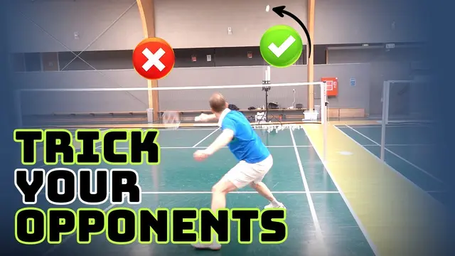 Badminton DECEPTION backhand lift
